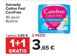 Carrefour Salvaslip Cotton Feel CareFree offerta