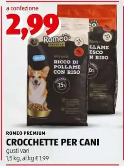 ALDI CROCCHETTE PER CANI offerta