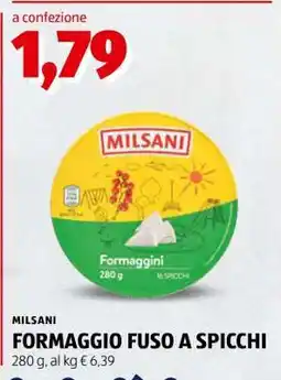 ALDI MILSANI FORMAGGIO FUSO A SPICCHI offerta