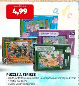 ALDI PUZZLE A STRISCE offerta