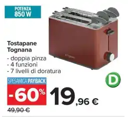 Carrefour Tostapane Tognana offerta