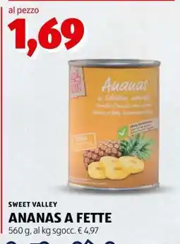 ALDI ANANAS A FETTE offerta