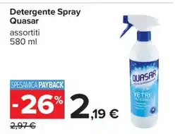 Carrefour Detergente Spray Quasar offerta