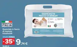 Carrefour Guanciale in fiocco di memory traspirante offerta