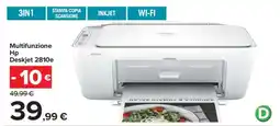 Carrefour Multifunzione HP Deskjet 2810e offerta