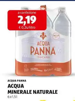 ALDI Acqua Panna offerta