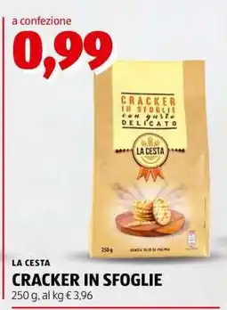 ALDI CRACKER IN SFOGLIE offerta