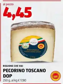 ALDI PECORINO TOSCANO DOP offerta