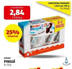 ALDI Kinder Pinguí offerta