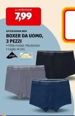 ALDI Boxer da uomo, 3 pezzi offerta