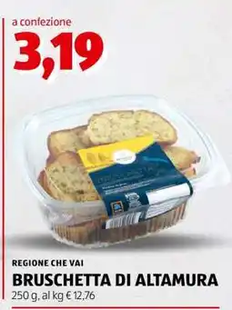 ALDI BRUSCHETTA DI ALTAMURA offerta