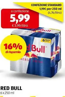 ALDI Red Bull offerta