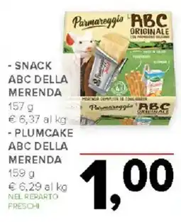 Todis Snack abc della merenda Parmareggio offerta