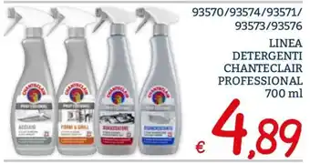 Linea Detergenti Chanteclair Professional
