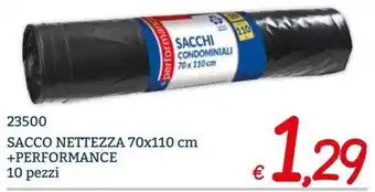 Sacco nettezza +performance