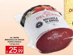Zona Bresaola di Angus Del Zoppo offerta