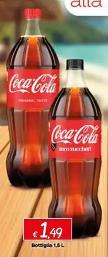 Zona Coca-Cola zero zuccheri offerta