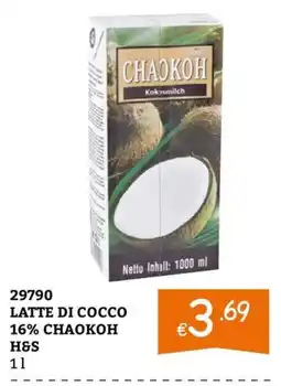 Zona Latte di cocco 16% Chaokoh offerta
