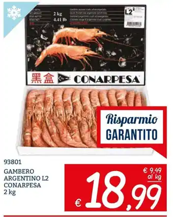 Zona Gambero argentino L2 Conarpesa offerta