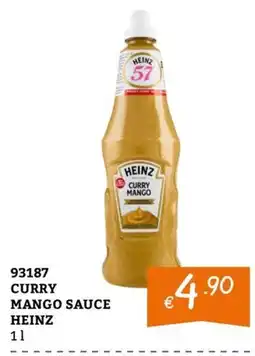 Zona Curry mango sauce Heinz offerta