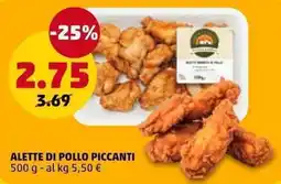 PENNY Alette di pollo piccanti offerta