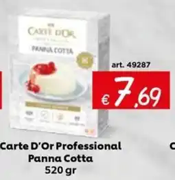 Zona Carte D'Or Professional Panna Cotta offerta