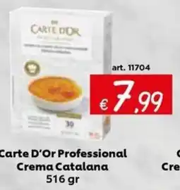 Zona Carte D'Or Professional Crema Catalana offerta