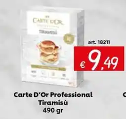 Zona Carte D'Or Professional Tiramisù offerta