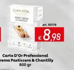 Zona Carte D'Or Professional crema pasticcera & chantilly offerta