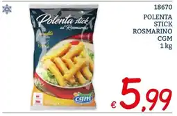 Zona Polenta stick al Rosmarino CGM offerta