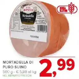 Todis Mortadella di puro suino offerta