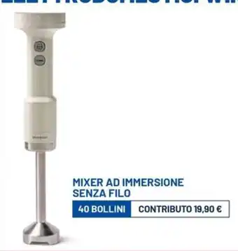 Mixer ad immersione senza filo