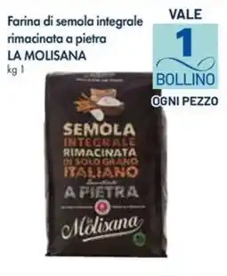 IperFamila Farina di semola integrale rimacinata a pietra La Molisana offerta