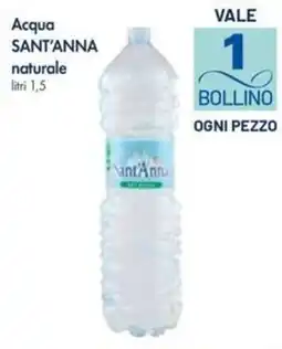 IperFamila Acqua Sant'Anna naturale offerta