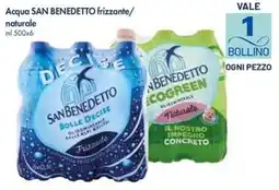 IperFamila Acqua SAN BENEDETTO frizzante naturale offerta