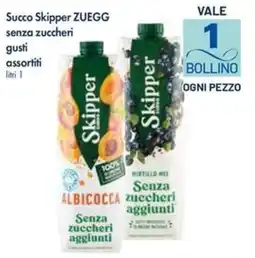 IperFamila Succo Skipper ZUEGG offerta