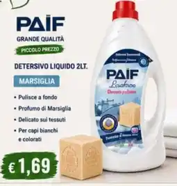 A Casa Mia Paif detersivo liquido offerta