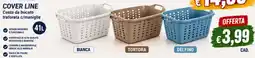 A Casa Mia Cover Line Cesta da bucato traforata c/maniglie offerta