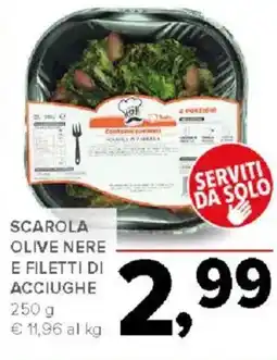 Todis Vop! Scarola olive nere e filetti di acciughe offerta