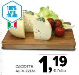 Todis Caciotta abruzzese offerta