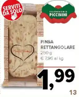 Todis Pinsa rettangolare Piccinini offerta
