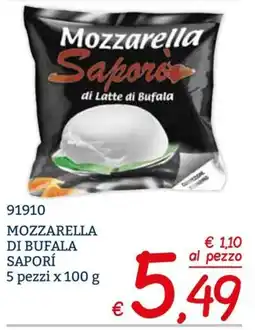 Zona Mozzarella Saporì di Latte di Bufala offerta