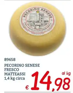 Zona Pecorino senese fresco matteassi offerta