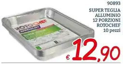 Zona Super teglia alluminio Rotochef offerta