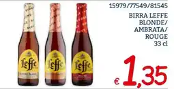 Zona Birra Leffe Blonde offerta