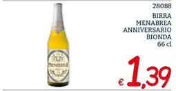 Zona Birra Menabrea Anniversario Bionda offerta