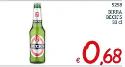 Zona Birra Beck's offerta