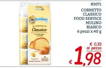 Zona Cornetto classico Mulino Bianco offerta