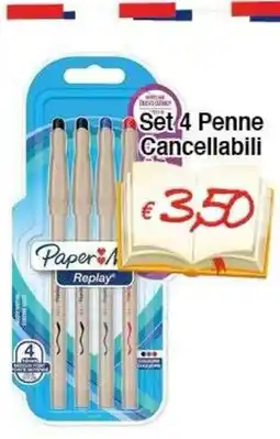 Bernava Penne cancellabili Paper Mate Replay offerta
