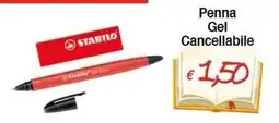 Bernava Penna Gel Cancellabile Stabilo offerta